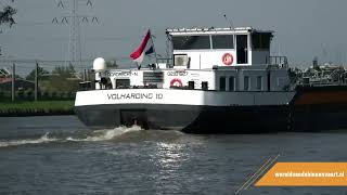 MTS  Tanker Volharding 10 op het Amsterdam Rijnkanaal  Binnenvaart [upl. by Htebezile]