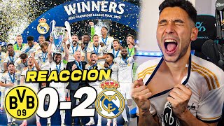 REACCIONES DE UN HINCHA Borussia Dortmund vs Real Madrid 02 CAMPEONES DE EUROPA [upl. by Ataynek244]