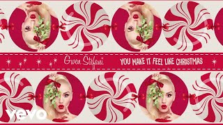 Gwen Stefani  You Make It Feel Like Christmas Lyric Video ft Blake Shelton [upl. by Siaht320]