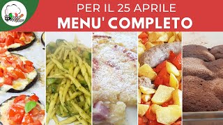 Pranzo del 25 aprile menù completo dallantipasto al dolce  FoodVlogger [upl. by Chobot]