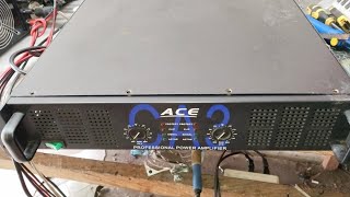 REVIEW ACE CA3 POWER AMPLIFIERLX20 LANG PALA ANG LAMAN [upl. by Fidole]