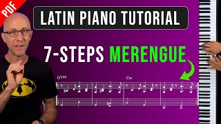 🎹 How To Play Latin Piano  Step By Step Guide No2 Merengue latinpiano pianolessons [upl. by Greeson]