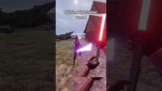 The Most Realistic Lightsaber Form  In VR [upl. by Ahsienaj690]