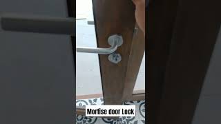 Mortise Door Lock Installation pambansangwoodworker [upl. by Fielding776]