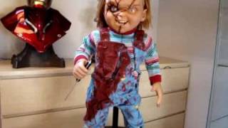 Sideshow Lifesize Chucky replica [upl. by Einnov]