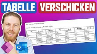 Tabelle per Mail verschicken  Power Apps [upl. by Severin]