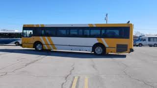 2003 North American transit bus for sale at auction  bidding closes February 22 2022 [upl. by Eniamrehs42]