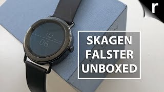 Skagen Falster Unboxing Fossils superstylish smartwatch [upl. by Nivan210]