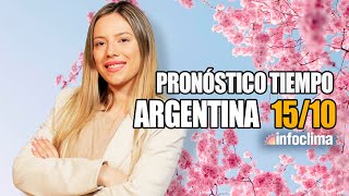 Pronóstico para el 15 de octubre de 2024 Argentina  Infoclima TV [upl. by Musihc248]