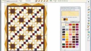 Designing a Basic Quilt in EQ7 [upl. by Molloy855]