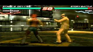 Tekken 6 PSP Hwoarang Story [upl. by Halik]