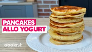 Pancakes allo YOGURT super SOFFICI e facilissimi saranno pronti in 5 MINUTI [upl. by Nalepka151]