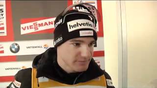 Dario Cologna and Marit Bjoergen before the last race of the season 201112 [upl. by Jade]