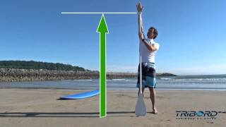 Coaching Stand Up Paddle Tribord  Comment regler sa pagaie [upl. by Aluor]