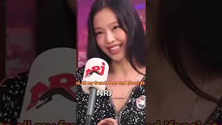 Jennie spreak French on the NRJ radio and shes so cute  the video is from blackpinrkss [upl. by Casia]