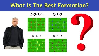 What is the Best Formation in Football 4231 vs 433 vs 352 vs 442 [upl. by Durstin]