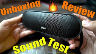 Tribit maxsound plus 24w bluetooth speaker unboxing review amp sound Test [upl. by Oalsinatse]