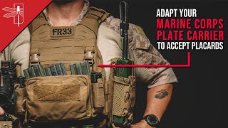 HALEY STRATEGIC  How to adapt your USMC Gen III PLATE CARRIER to accept PLACARDS [upl. by Ange]