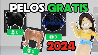 🎉Como conseguir PELOS GRATIS en Roblox FUNCIONA 100 2024😱 [upl. by Loseff]