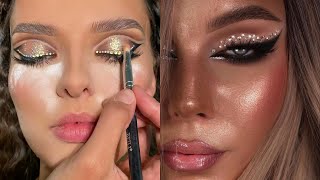 A Guide To Creating Rhinestone Makeup Looks [upl. by Ul]