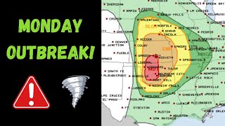 Monday SEVERE WEATHER OUTBREAK Here’s the Latest [upl. by Odnamla875]