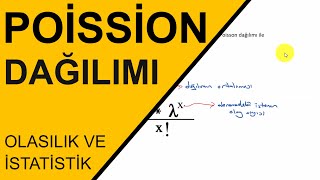 Poission Dağılımı  Poission Distribution   Kesikli Olasılık Dağılımları [upl. by Idel]