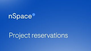 How to file a project reservation [upl. by Xylia]