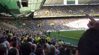 Rangers fans at Parkhead [upl. by Gurolinick]