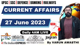 EP 1106 27 JUNE 2023 CURRENT AFFAIRS with Static GK  CurrentAffairs2023 [upl. by Rokach]