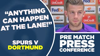 Tottenham Hotspur vs Dortmund  quotAnything Can Happen At The Lanequot  Alderweireld Press Conference [upl. by Elia737]