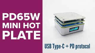 MHP30 PD65W Mini Hot Plate [upl. by Tsirhc622]