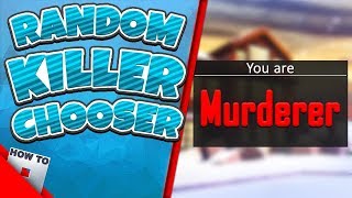 How To Make A Random Killer Picker  HowToRoblox [upl. by Zasuwa1]