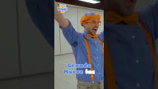 Blippi aprende un nuevo baile🕺💙🧡 Videoeducativos BlippiEspañol Shorts [upl. by Hadias]