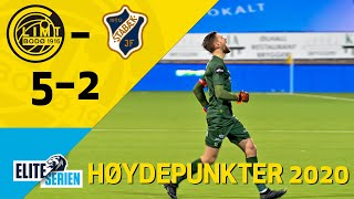 28 serierunde 2020  BodøGlimt  Stabæk 52  Høydepunkter 2020 [upl. by Cordelia]