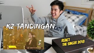 KZ TANDINGAN  quotRolling in the Deepquot The Singer 2018 Reaction Video [upl. by Aurita]