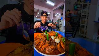 Officially set a new record for the most Nasi Kandar 8KG devoured by a single soul foodchallenge [upl. by Sivet]