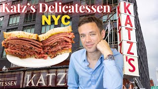 Eating at Katz’s Deli The Most Famous Restaurant in NYC with some of the Best Pastrami [upl. by Adnuahs]