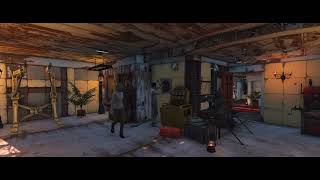 Fallout 4 MOD  Recruit Emogene Cabot as Settler  Reaction to Wall Exhaust Fan Hammering [upl. by Nathanael]