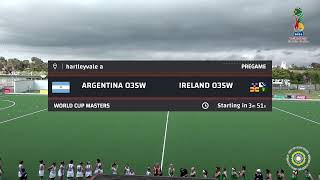 ARGENTINA VS IRELAND POOL B  WOMENS  O35  2024 MASTERS WORLD CUP [upl. by Winnie]