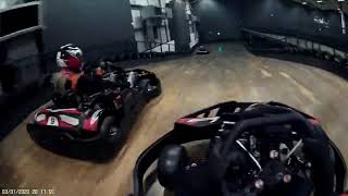 Karting at TeamSport Basildon on 030120 at 2022 CAMERA 8 46RCS3IOAW [upl. by Ahsim]