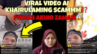 VIRAL VIDEO AI KHAIRULAMING JUAL KUALI l SUMPAH CREEPY😱😱 [upl. by Ettezzil]