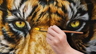 How to Paint Realistic Eyes with Acrylic [upl. by Wiles885]