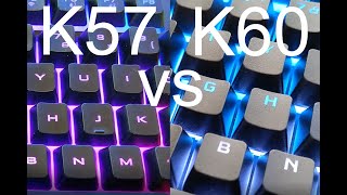 Corsair K57 vs K60 Keyboards Dark Core RGB Pro SE Mouse [upl. by Margy]