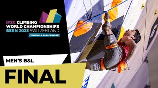 Mens Boulder amp Lead final  Bern 2023 [upl. by Kinnon]