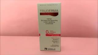 Review of Truederma Absolute Radiance English  ClickOnCare [upl. by Ocsecnarf]