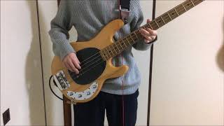 FF4 バトル12bass cover [upl. by Llevel536]