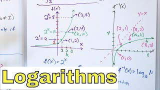 15  What is a Logarithm Log x Function Calculate Logs Applications Log Bases [upl. by Drice760]