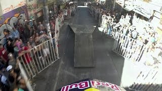 GoPro View Tomas Slaviks Savage Urban DH Mountain Bike Run at Valparaíso [upl. by Yrram]