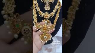 Yusha Matte Finish Combo Jewellery For Contact Whatsapp 9500804636shorts [upl. by Otcefrep145]