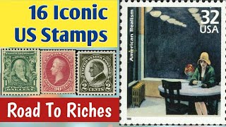 Top US Stamps Worth Million Dollars 💰  16 Most Expensive American Stamps [upl. by Helman144]